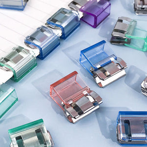 Farverige minihæfteklemmer