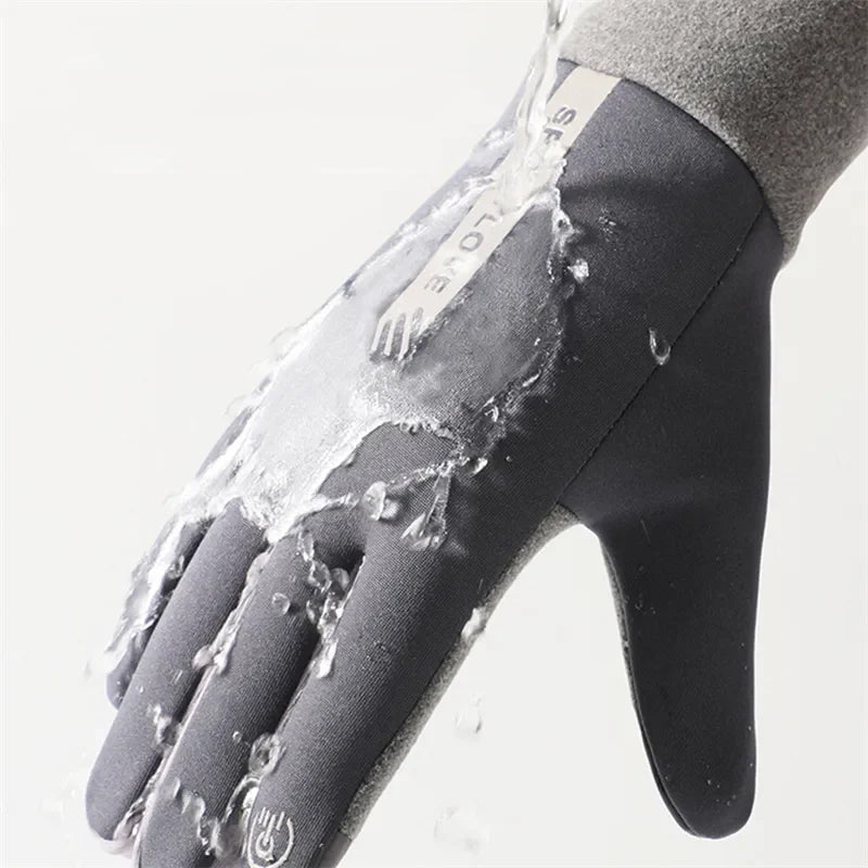 Vandtætte skridsikre handsker med touchskærms-funktion