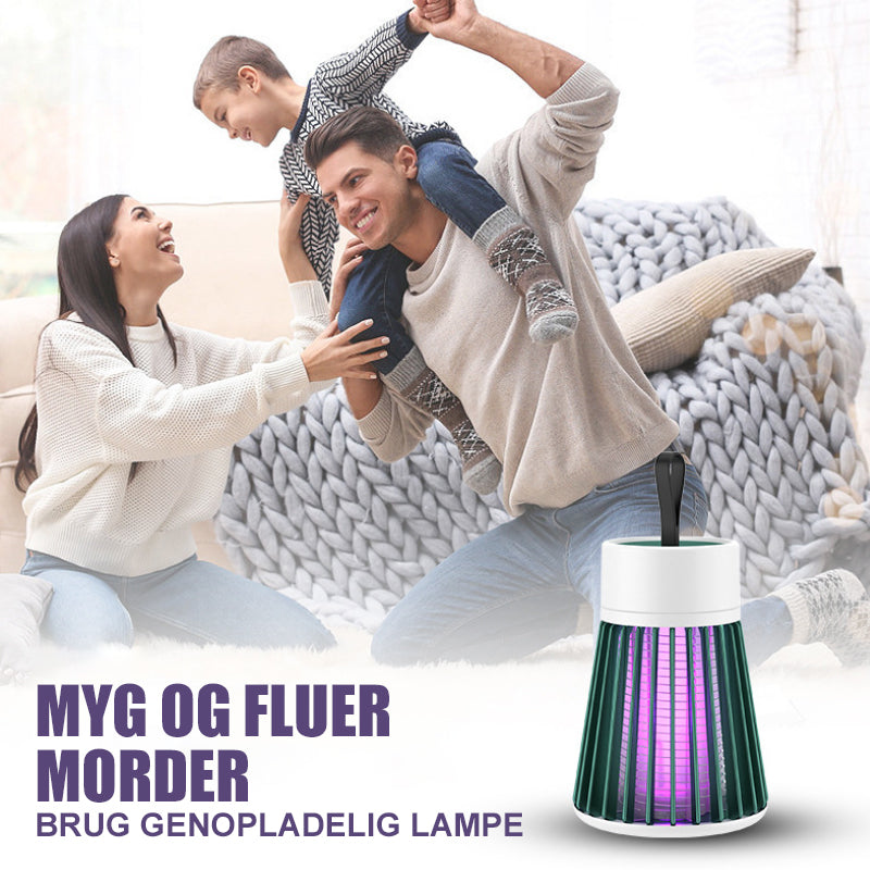 USB genopladelig lampe til mygge- og fluefælder