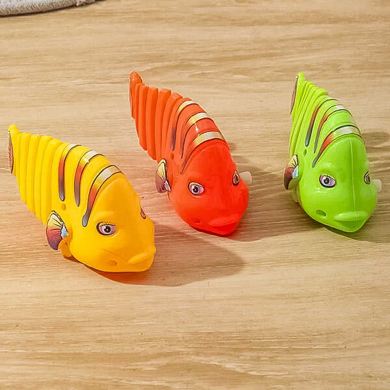 Urværk rystende animerede legetøjsfisk