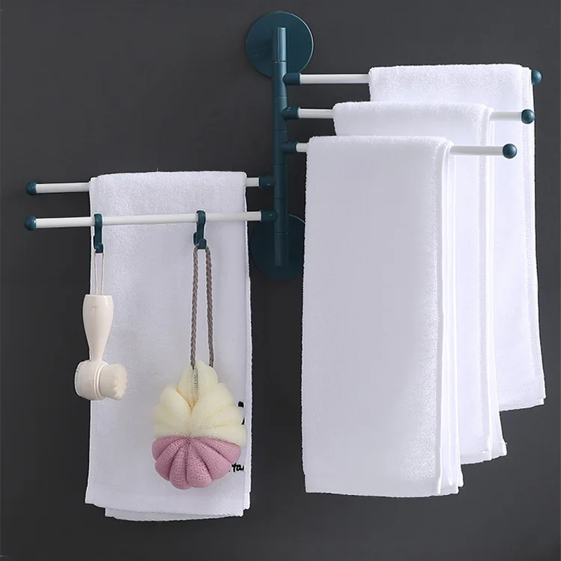 Boringsfri roterende håndklædestativ