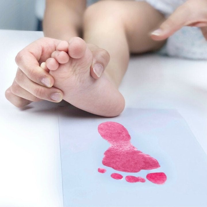 Mess-Free Baby aftryk Kit til hænder og fødder