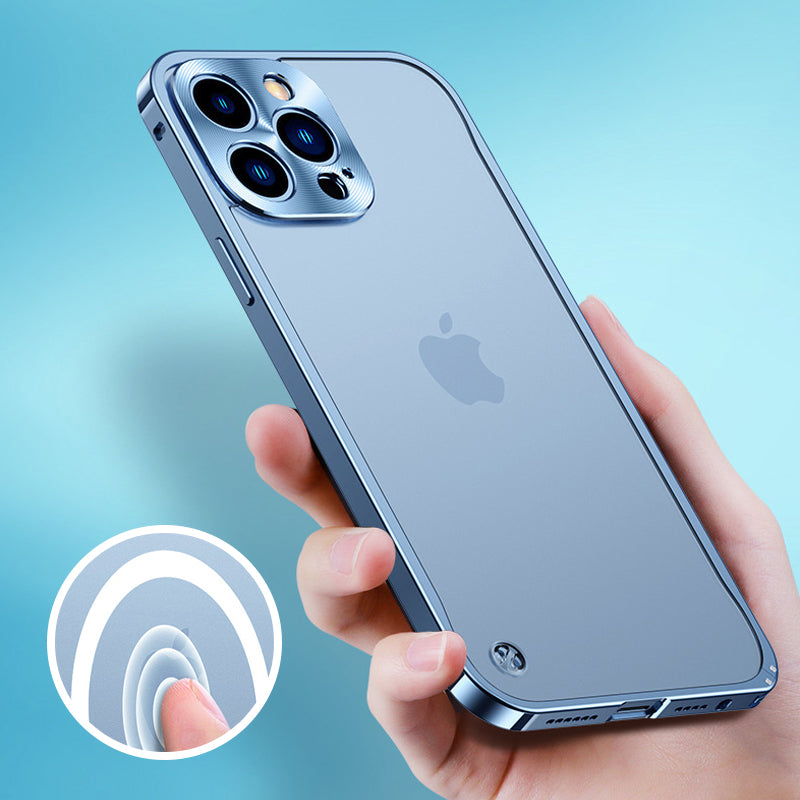 Magnetisk opladende iPhone cover i metalstel