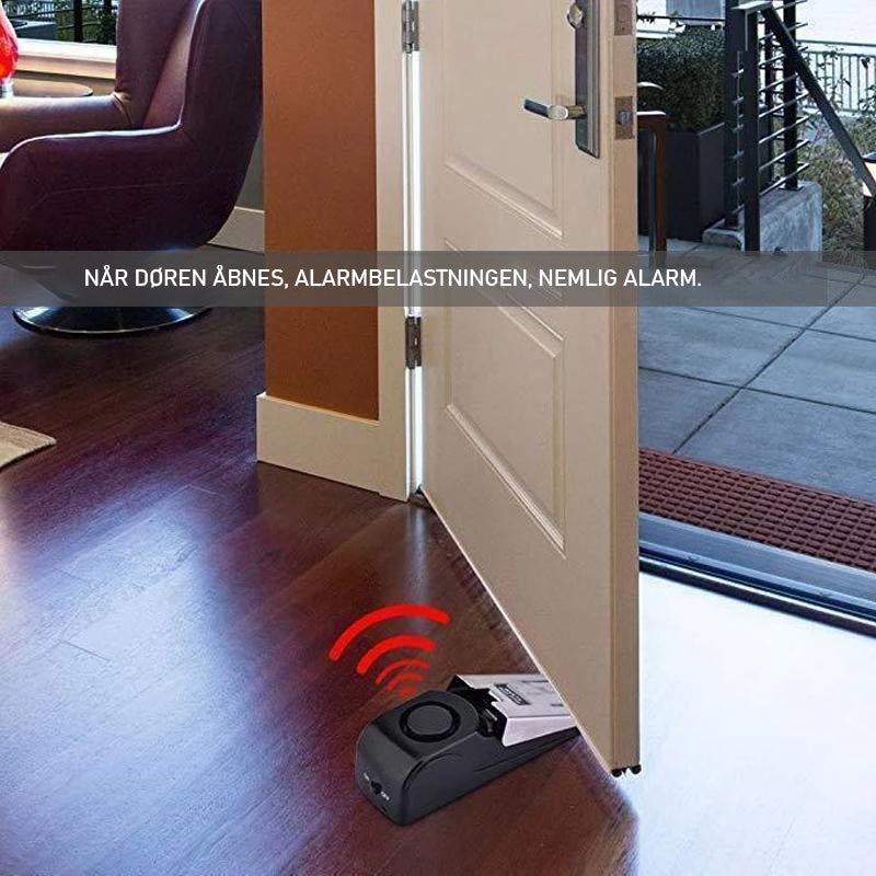 Dørstopper sikkerhedsalarm