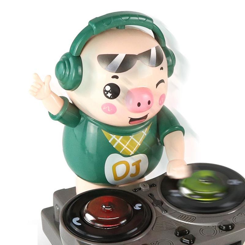 DJ elektrisk musik dansende gris legetøj