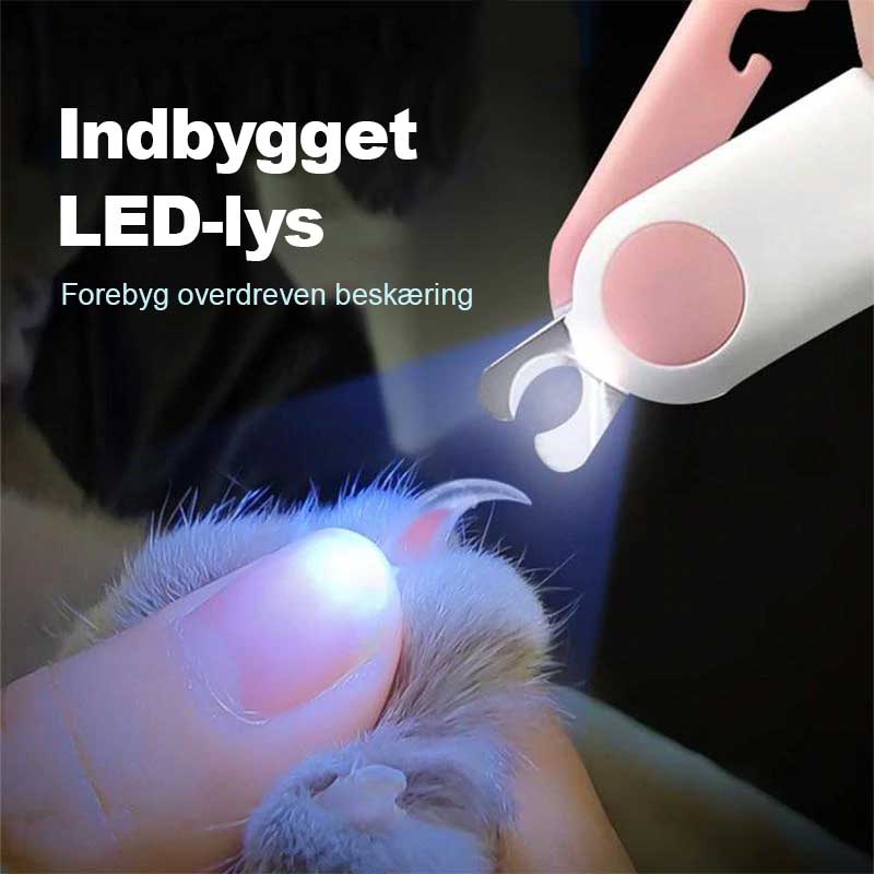 LED negleklipper til kæledyr