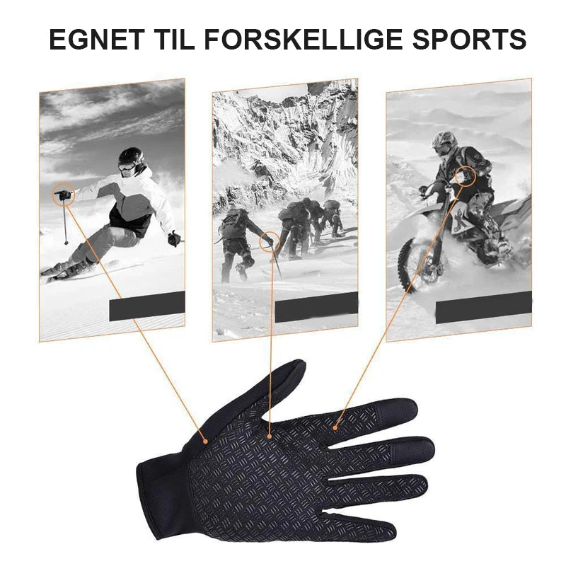Tendaisy varme termiske handsker til cykling, løb og kørsel handsker