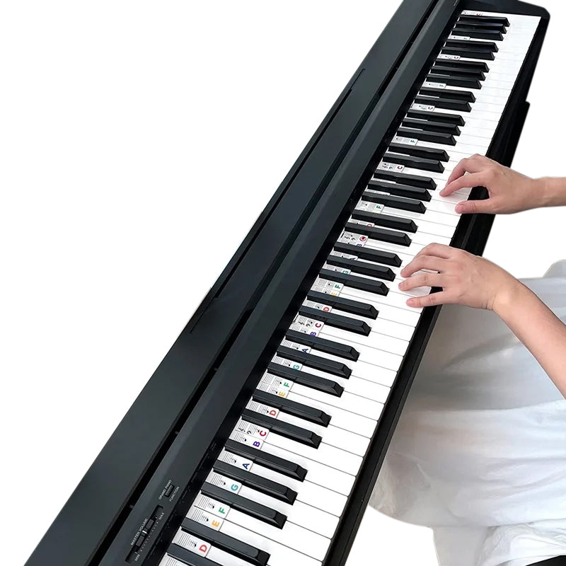Aftagelige nodeetiketter til klaver og keyboard