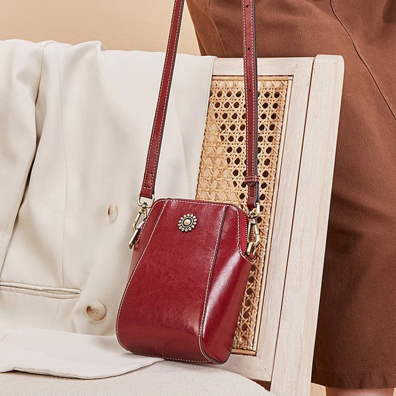 Mini Crossbody taske i blødt kunstlæder