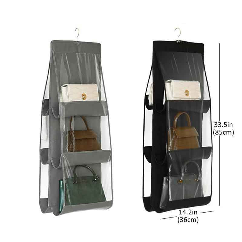 Foldbar adskillelsestaske til garderoben