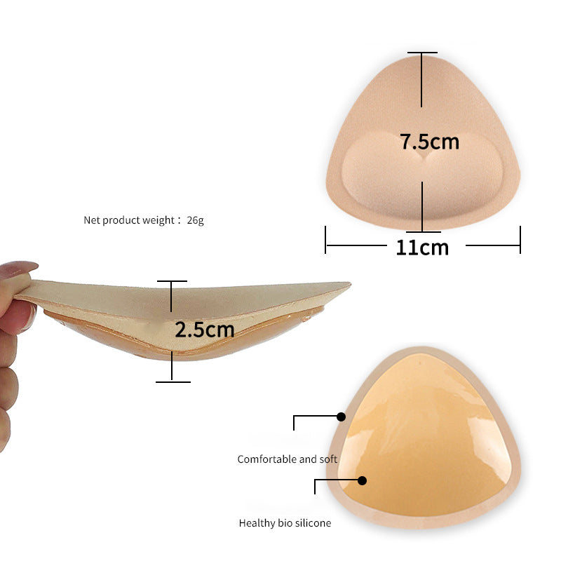 Trekantet brystvortetape i silikone