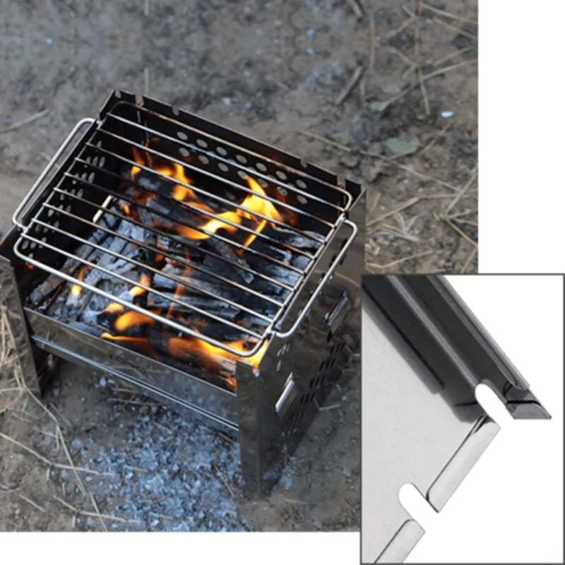 Bærbart grillsæt