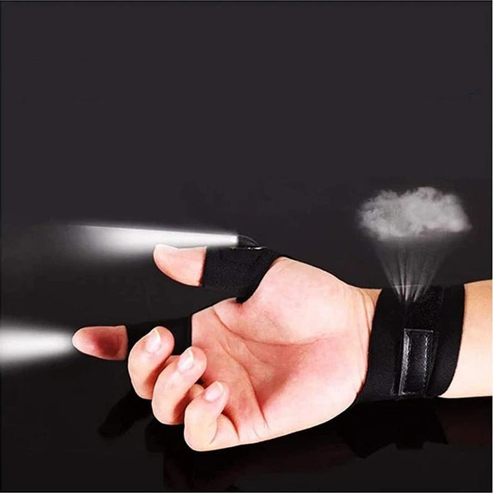 LED-handsker med vandtæt lys