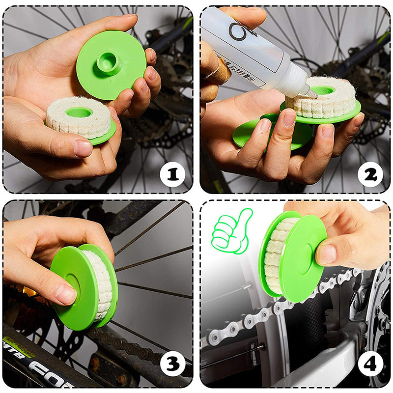 Værktøj til vedligeholdelse af cykelkæder