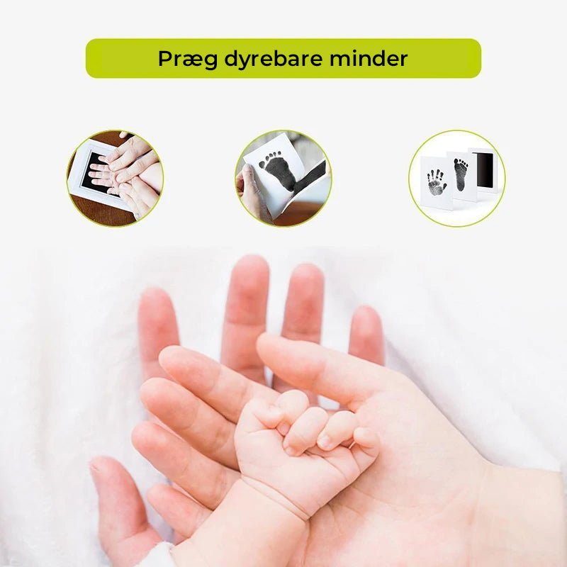 Mess-Free Baby aftryk Kit til hænder og fødder