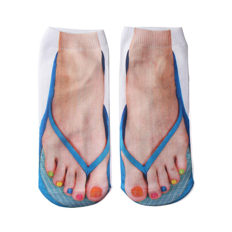 Manicure print sokker