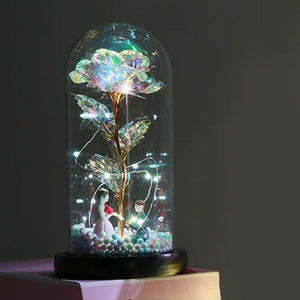 Romantisk fortryllet mousserende rose