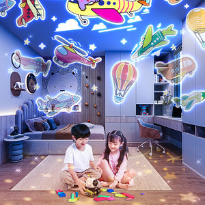 Robot stjerneprojektor lampe