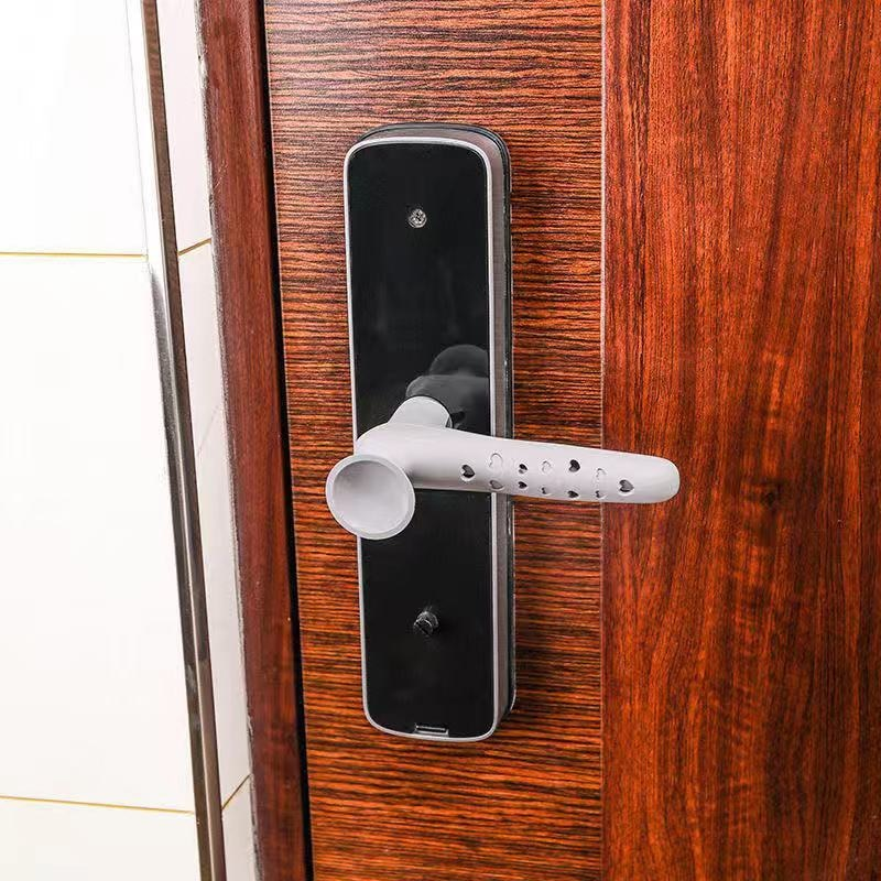Silikonebeskyttelse til dørhåndtag