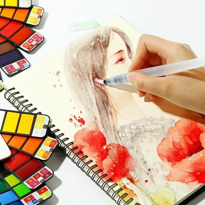 Solid Gouache-pigment palete - lad din kreativitet komme til udtryk!