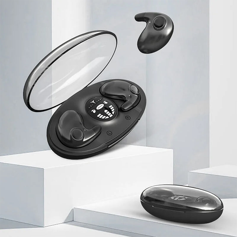Usynlige trådløse øretelefoner med IPX5 vandtæthed