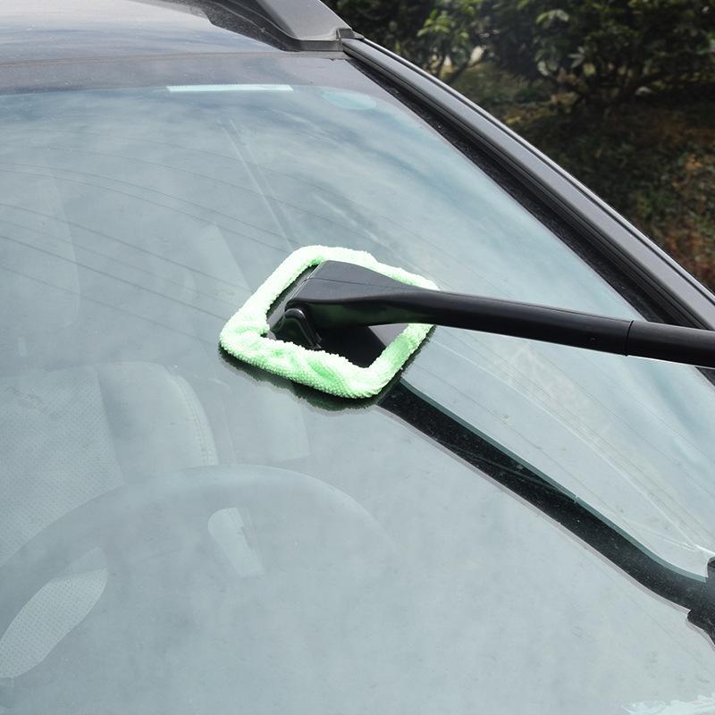Microfiber Car Window Cleaner med 2 genanvendelige mikrofiberhætter