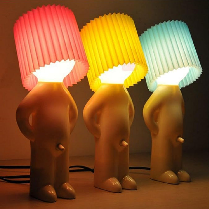 Genert lille mand kreativ lampe