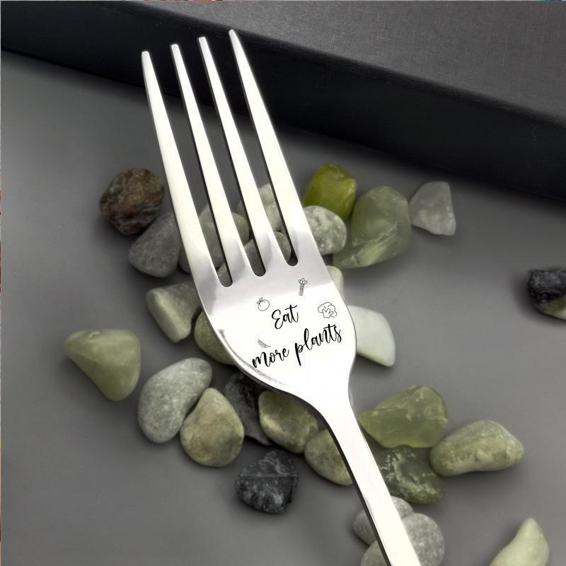 Graveret gaffel - Bedste og sjoveste gave til en du har kær