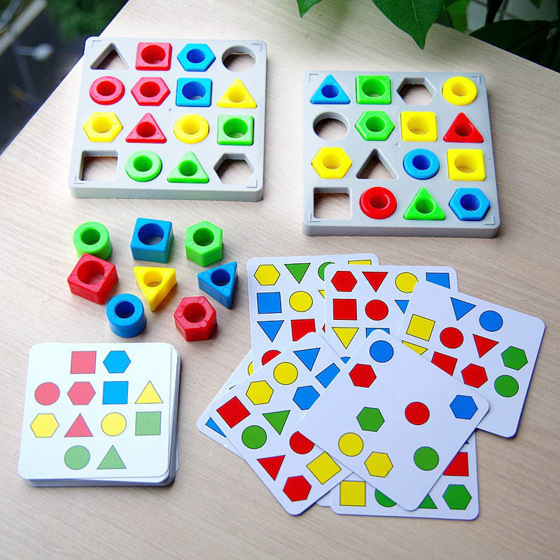 Form matching spil farve sensorisk sensorisk pædagogisk legetøj