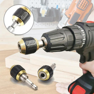 Adapter til hurtig udskiftning af borebits