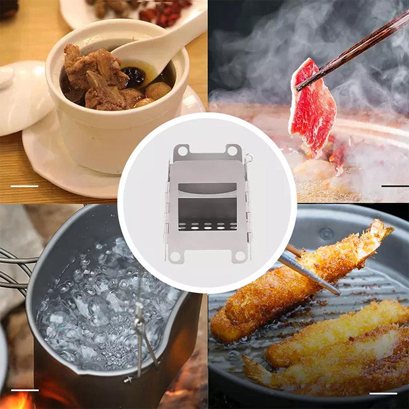 Bærbart grillsæt