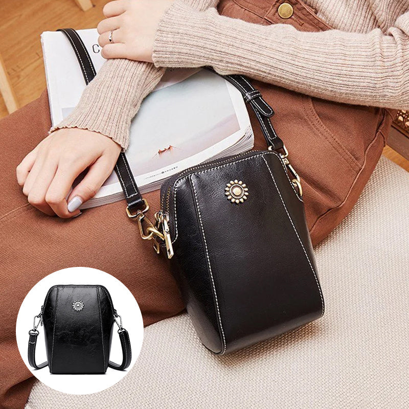 Mini Crossbody taske i blødt kunstlæder