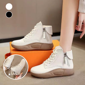 High-top plateausko med tyk, blød sål