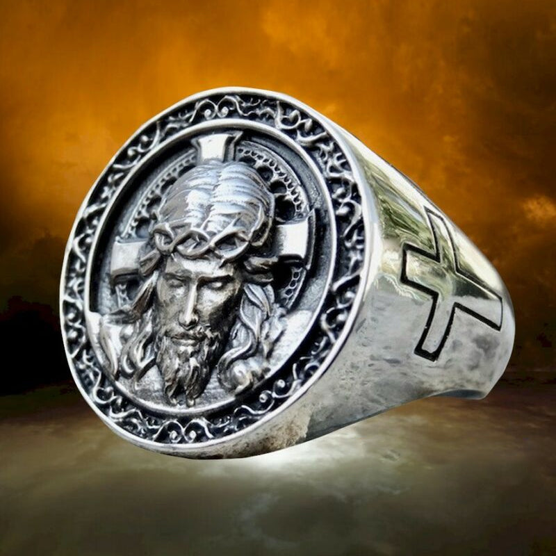 Jesus kors ring