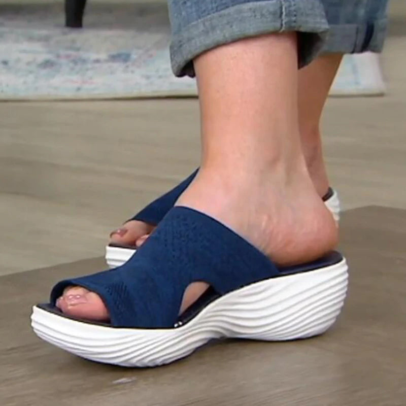 Bløde og komfortable mesh-sandaler til kvinder