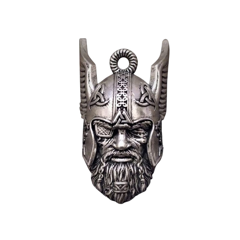Beskyttende vikingegud nøglering med klokke