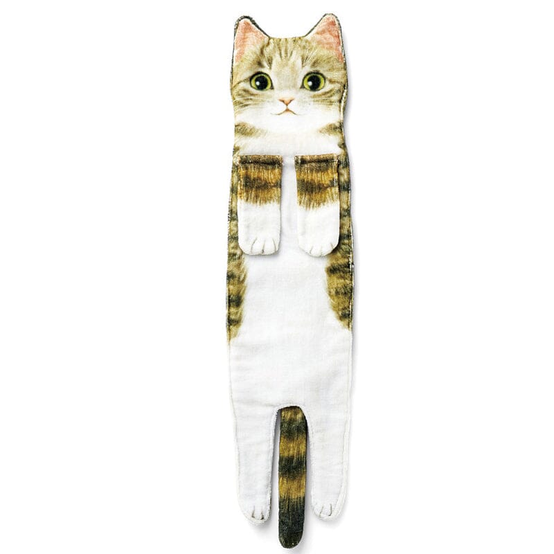Håndklæde med sød kat