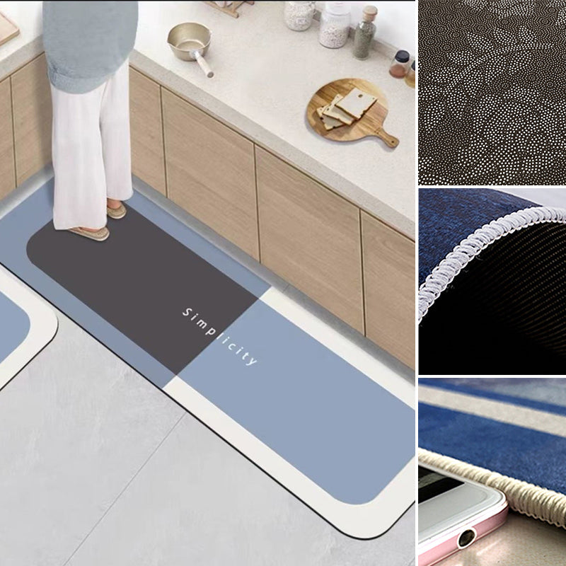 Diatom slime non slip floor mat