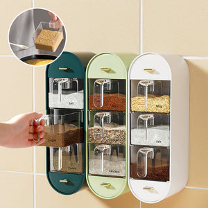 Vægmonteret opbevaringsboks til krydderier